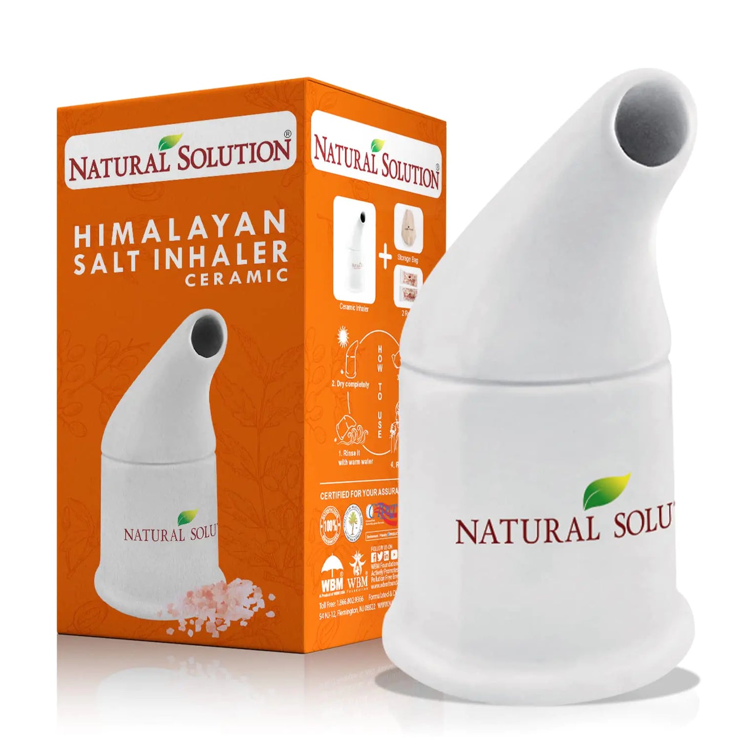 Himalayan Pink Salt Inhaler for Respiratory Relief