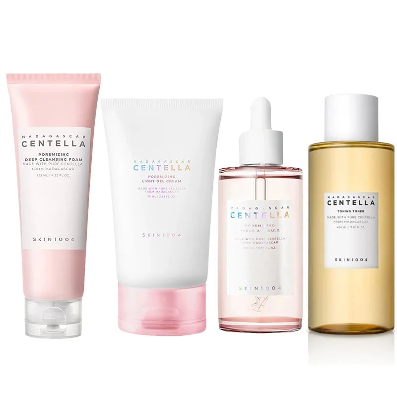 Korean Centella and Pink Salt Skincare Set