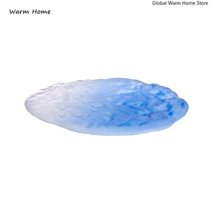 Retro Frosted Crystal Tea Cup & Saucer Set