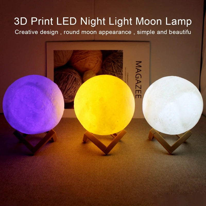 Galaxy Moon LED Night Light