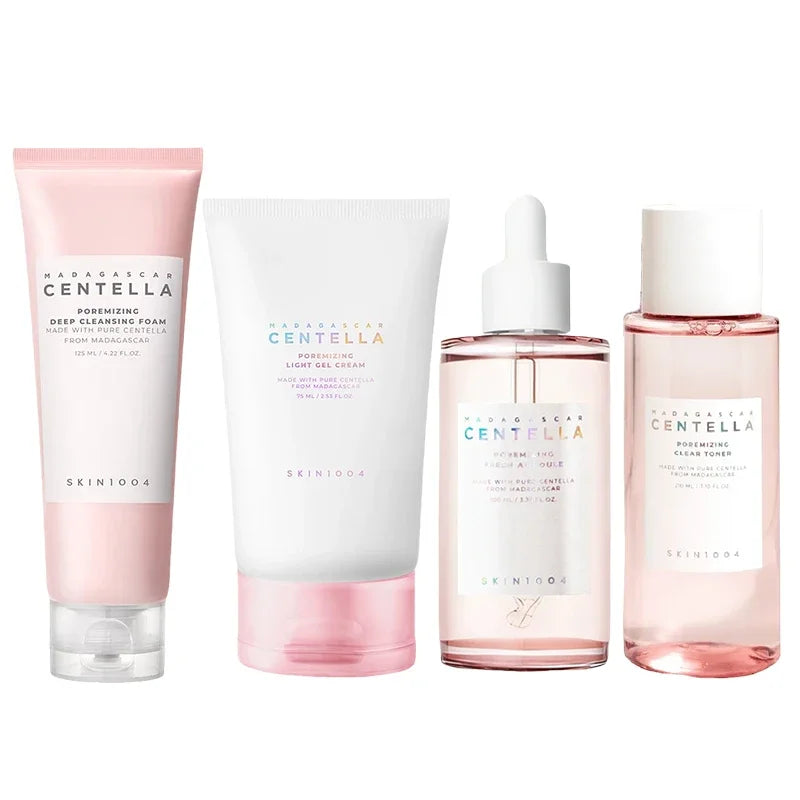 Korean Centella Pink Salt Skincare Set