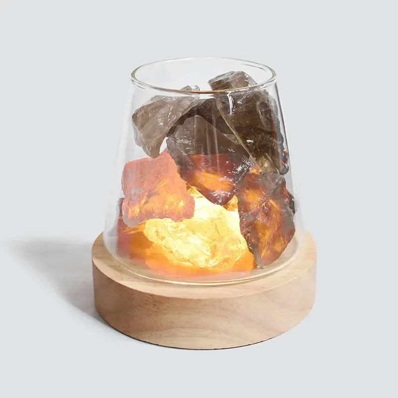 Natural Himalayan Salt Crystal Diffuser Lamp