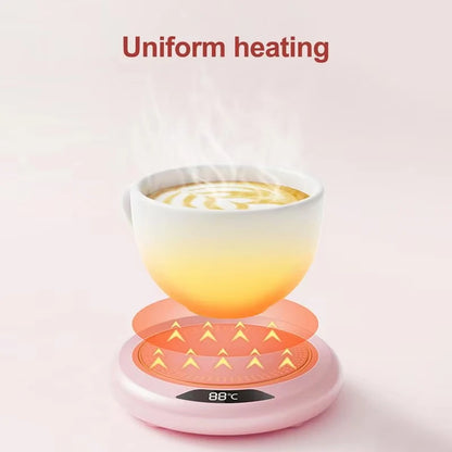 USB Coffee Mug Warmer with Adjustable 55°C Temperature Control