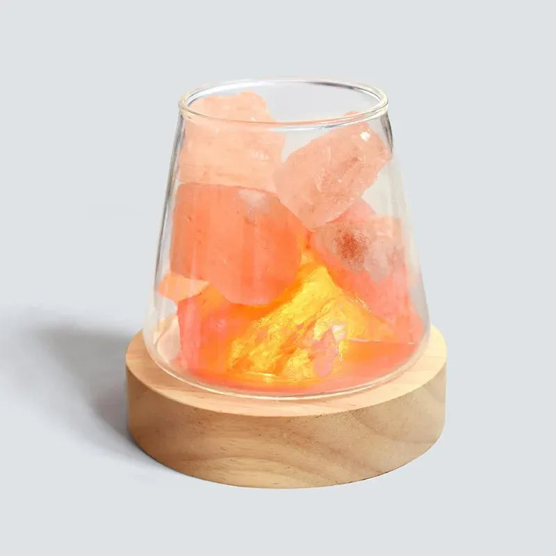 Natural Himalayan Salt Crystal Diffuser Lamp