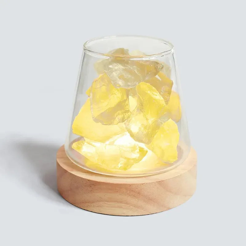 Natural Himalayan Salt Crystal Diffuser Lamp