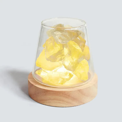 Natural Himalayan Salt Crystal Diffuser Lamp