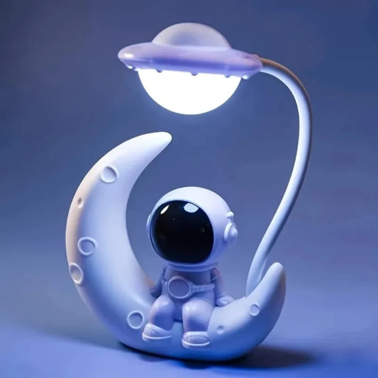 Creative Astronaut Moon LED Night Light