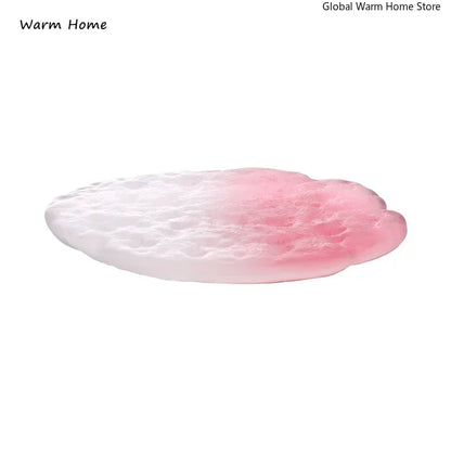 Retro Frosted Crystal Tea Cup & Saucer Set