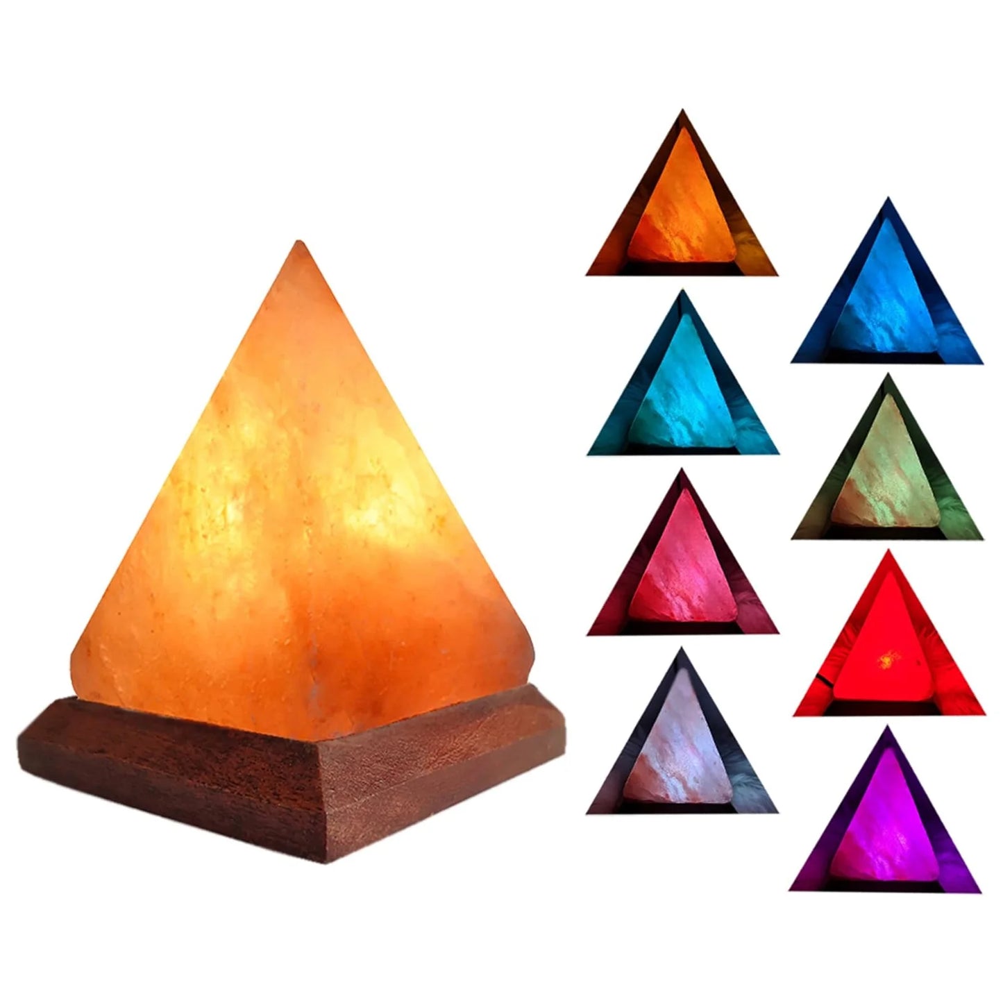 Himalayan Pyramid Salt Lamp