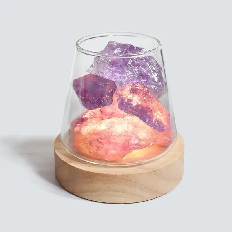 Natural Himalayan Salt Crystal Diffuser Lamp
