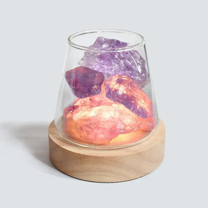 Natural Himalayan Salt Crystal Diffuser Lamp