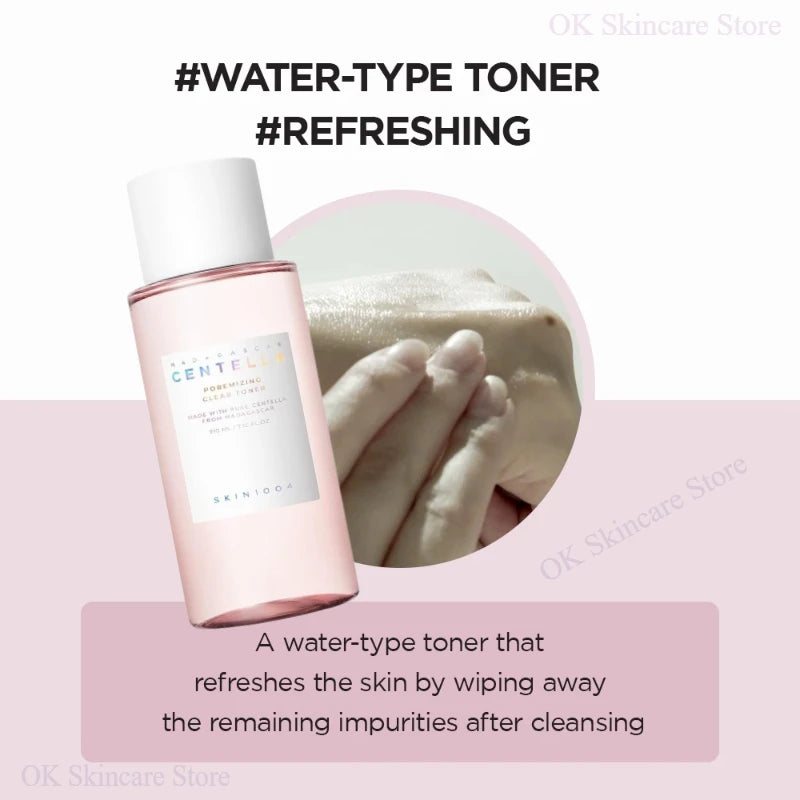 Korean Centella Pink Salt Toner & Clay Mask Set