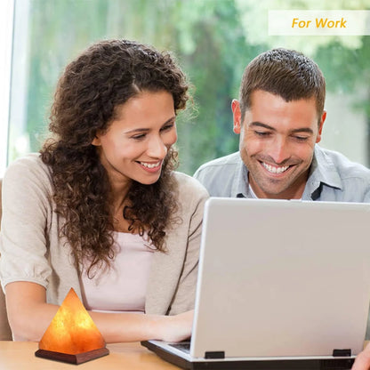 Himalayan Pyramid Salt Lamp