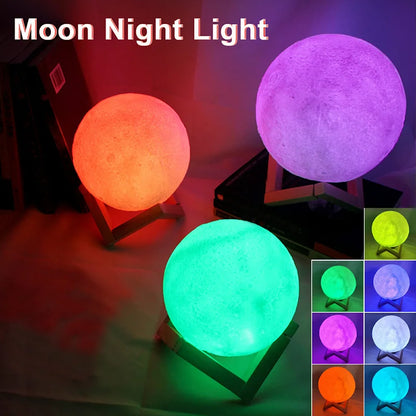 Galaxy Moon LED Night Light