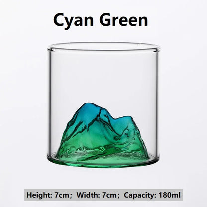 Creative 3D Iceberg Japanese Whiskey Glass