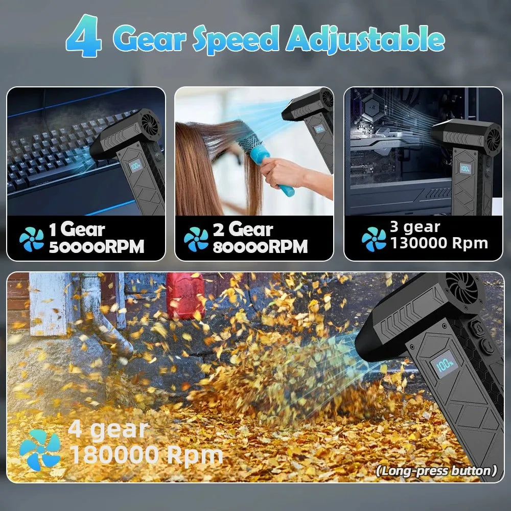 Portable 180000RPM Turbo Jet Air Blower