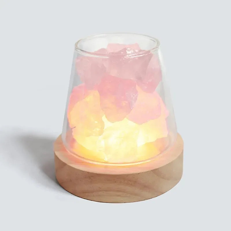 Natural Himalayan Salt Crystal Diffuser Lamp
