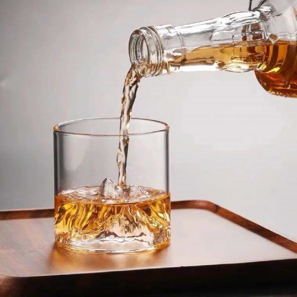 Creative 3D Iceberg Japanese Whiskey Glass