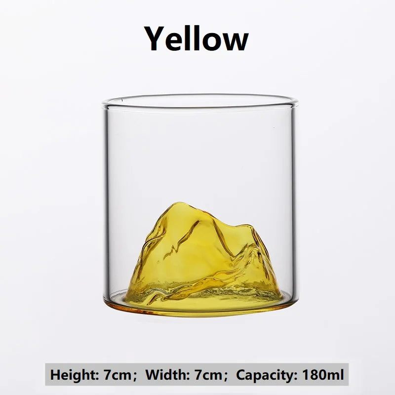 Creative 3D Iceberg Japanese Whiskey Glass