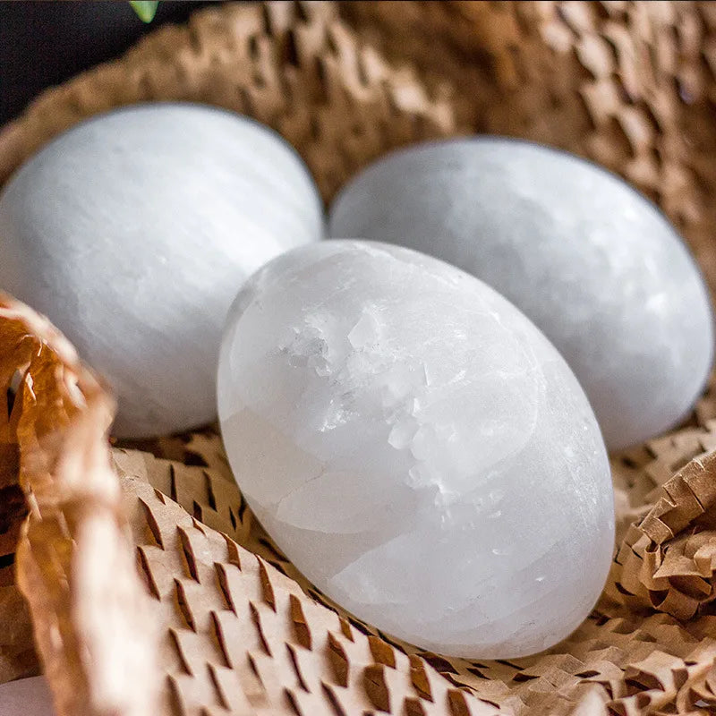 Natural Gypsum Crystal LED Touch Night Light