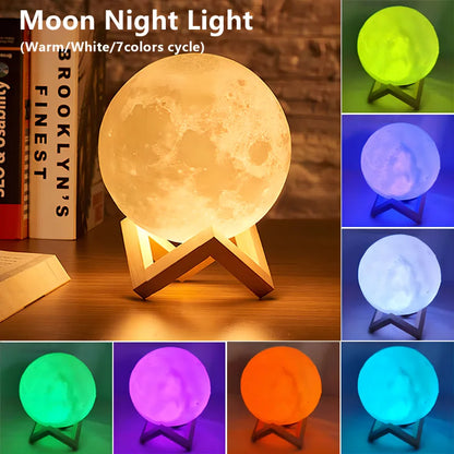 Galaxy Moon LED Night Light