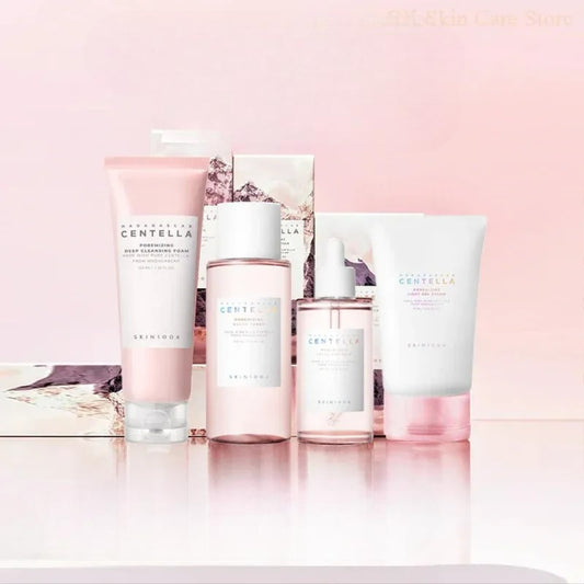Korean Centella Pink Salt Skincare Set