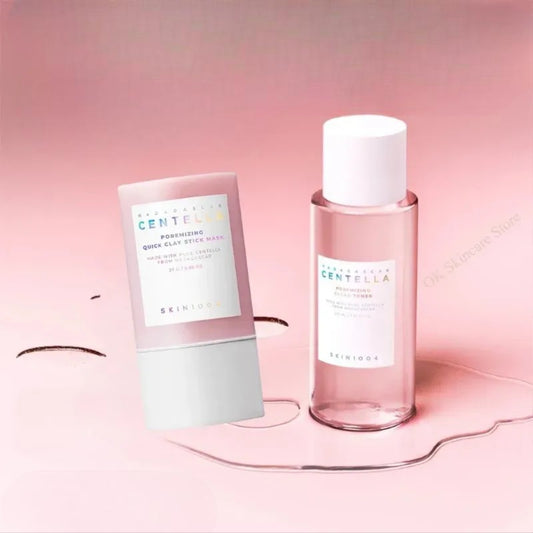 Korean Centella Pink Salt Toner & Clay Mask Set